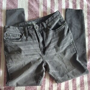 Time and Tru High Rise Women's Jeans - Charcoal Gray